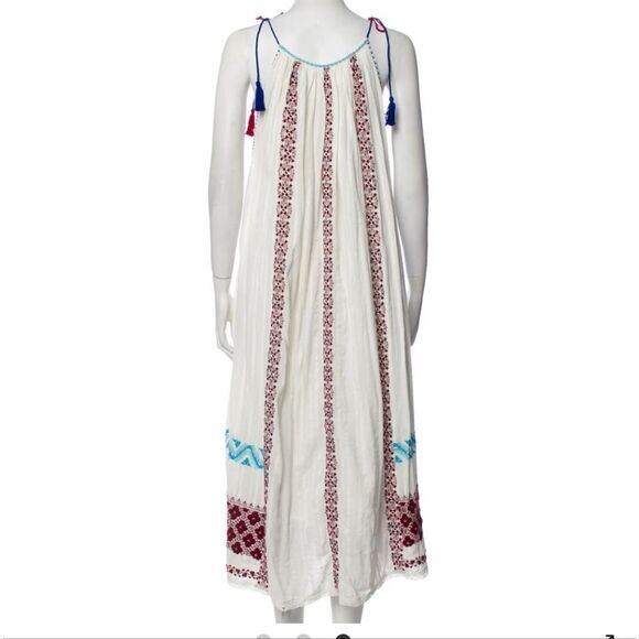 Ulla Johnson NWT Siran Dress White Midi Embroidered Boho Chic MSRP $495 sz 4 - S - Picture 7 of 14